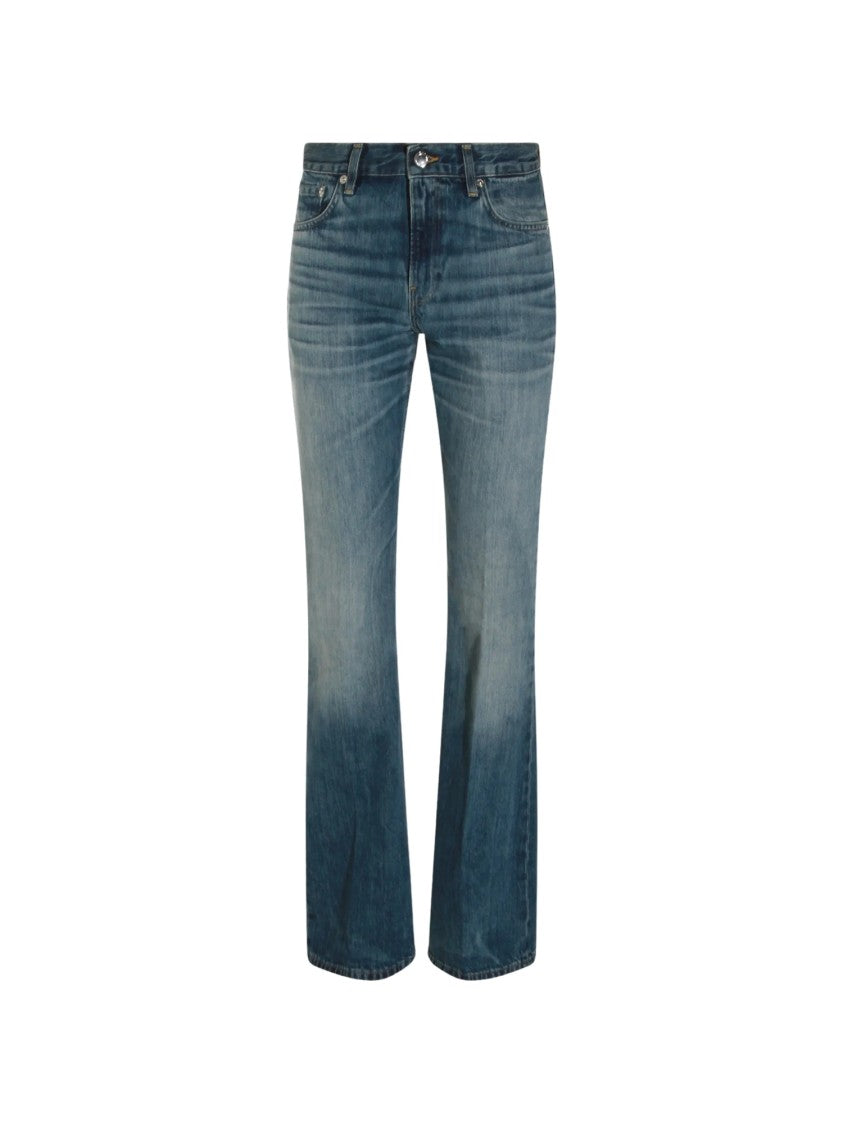 Haikure Faded Gradient Bootcut Denim Jeans