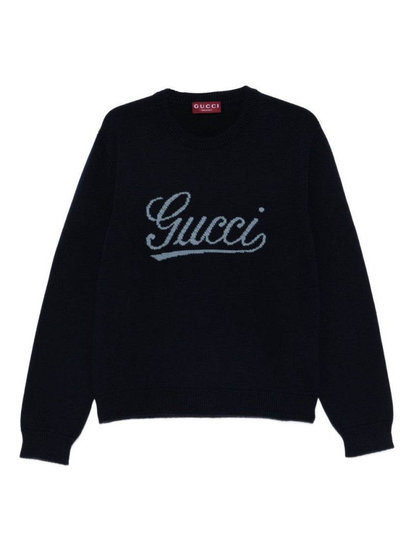 Gucci Crew Neck Black Sweater