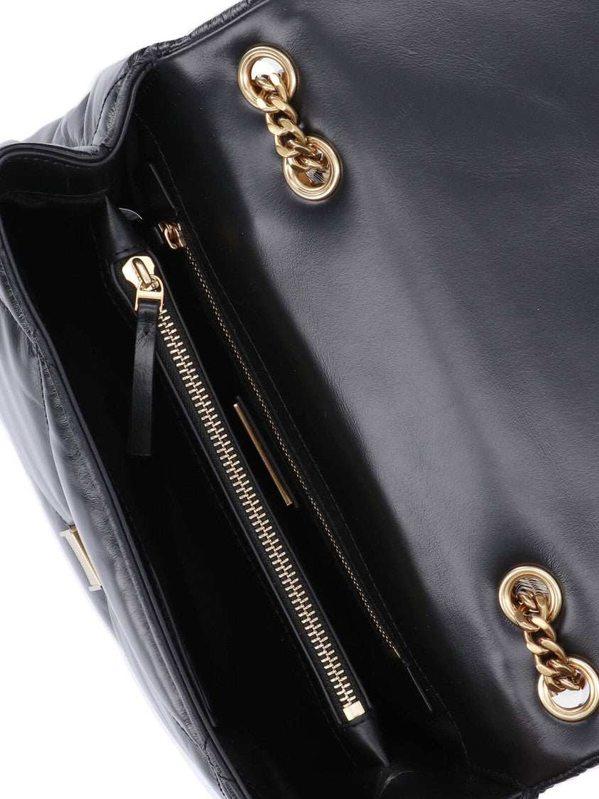 Tory Burch Black Kira Diamond Quilted Shoulder Bag