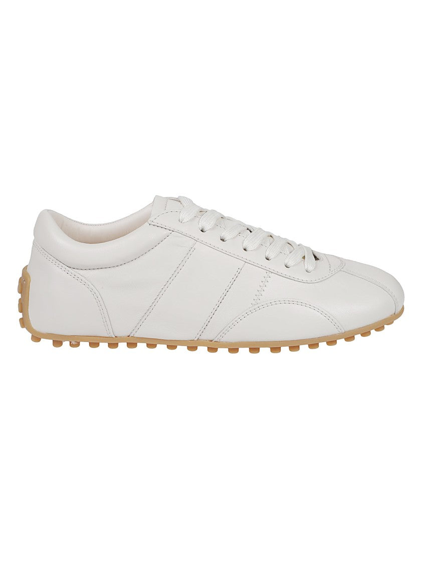 Tod's 59L Low Profile White Ovine Sneakers