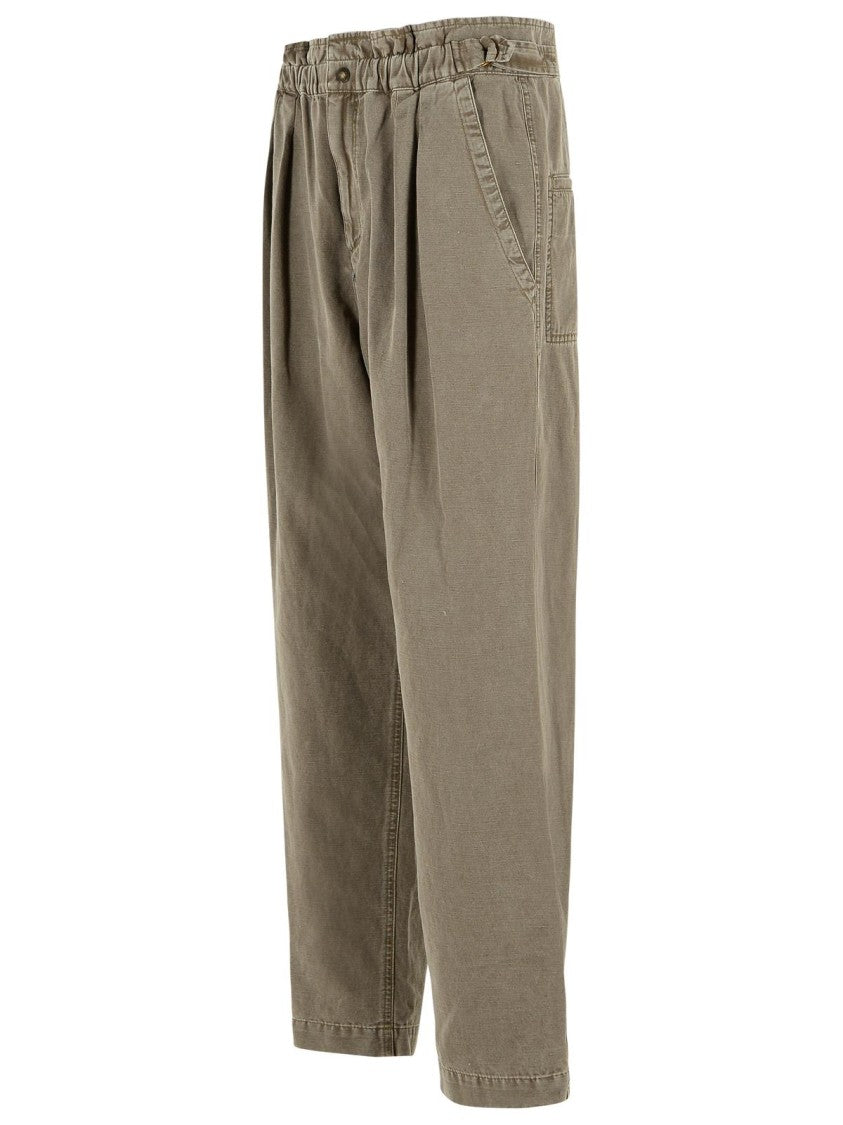 Isabel Marant Étoile 'Neriah' Brown Cotton And Linen Pants