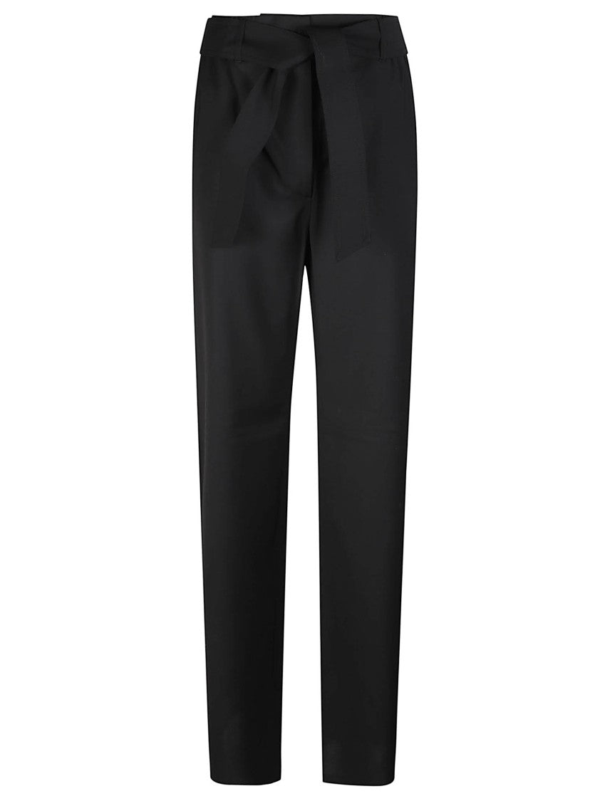 Max Mara Mxmeditto High-Waisted Virgin Wool Straight-Leg Pants