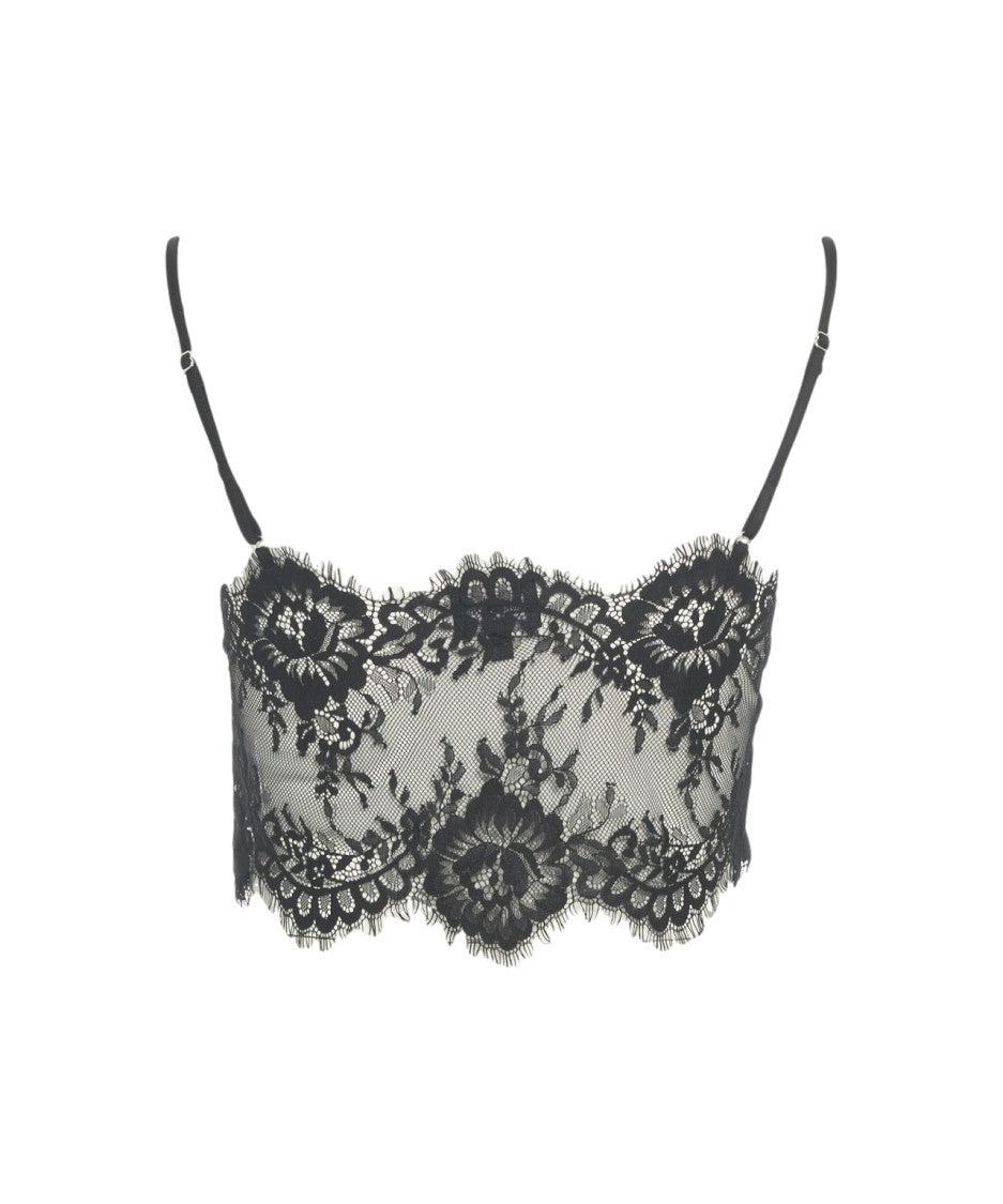 Herskind Floral Lace Top With Bustier Silhouette