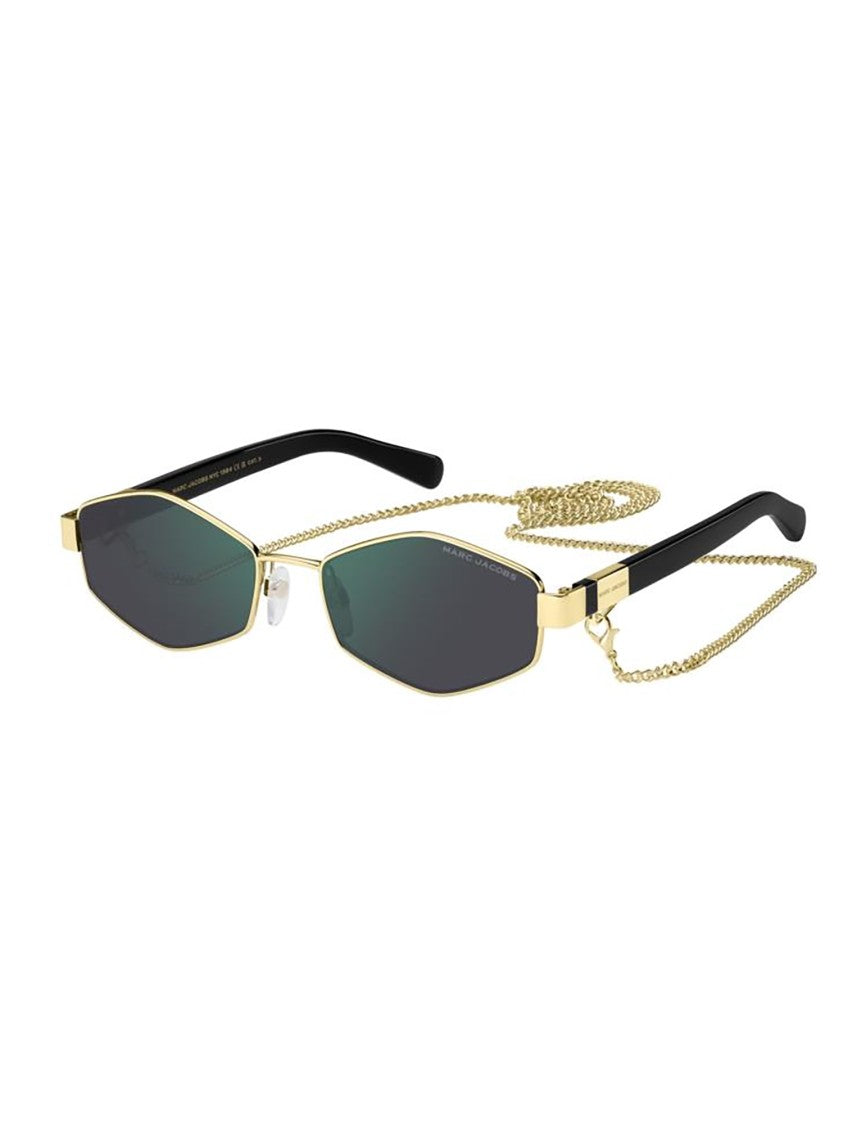 Marc Jacobs Marc 496/S Hexagonal Metallic Sunglasses