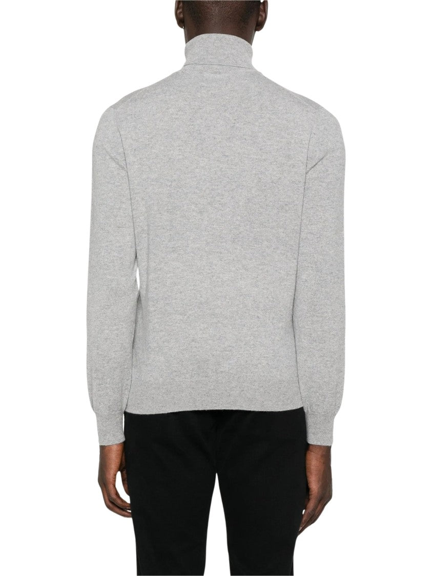 Gran Sasso Cashmere Turtleneck Sweater With Seamless Design
