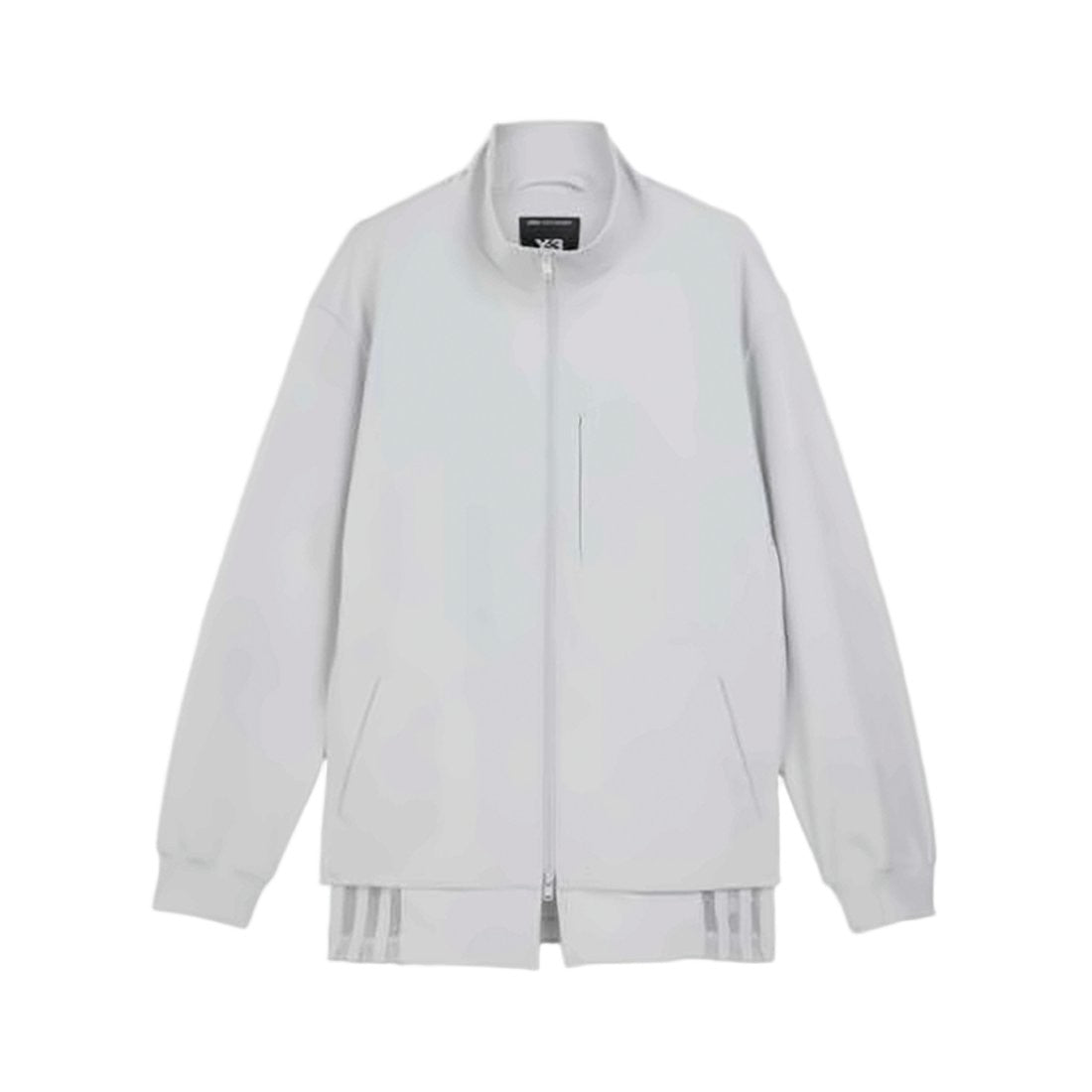 Y-3 Grey Lightweight High Collar Jacket