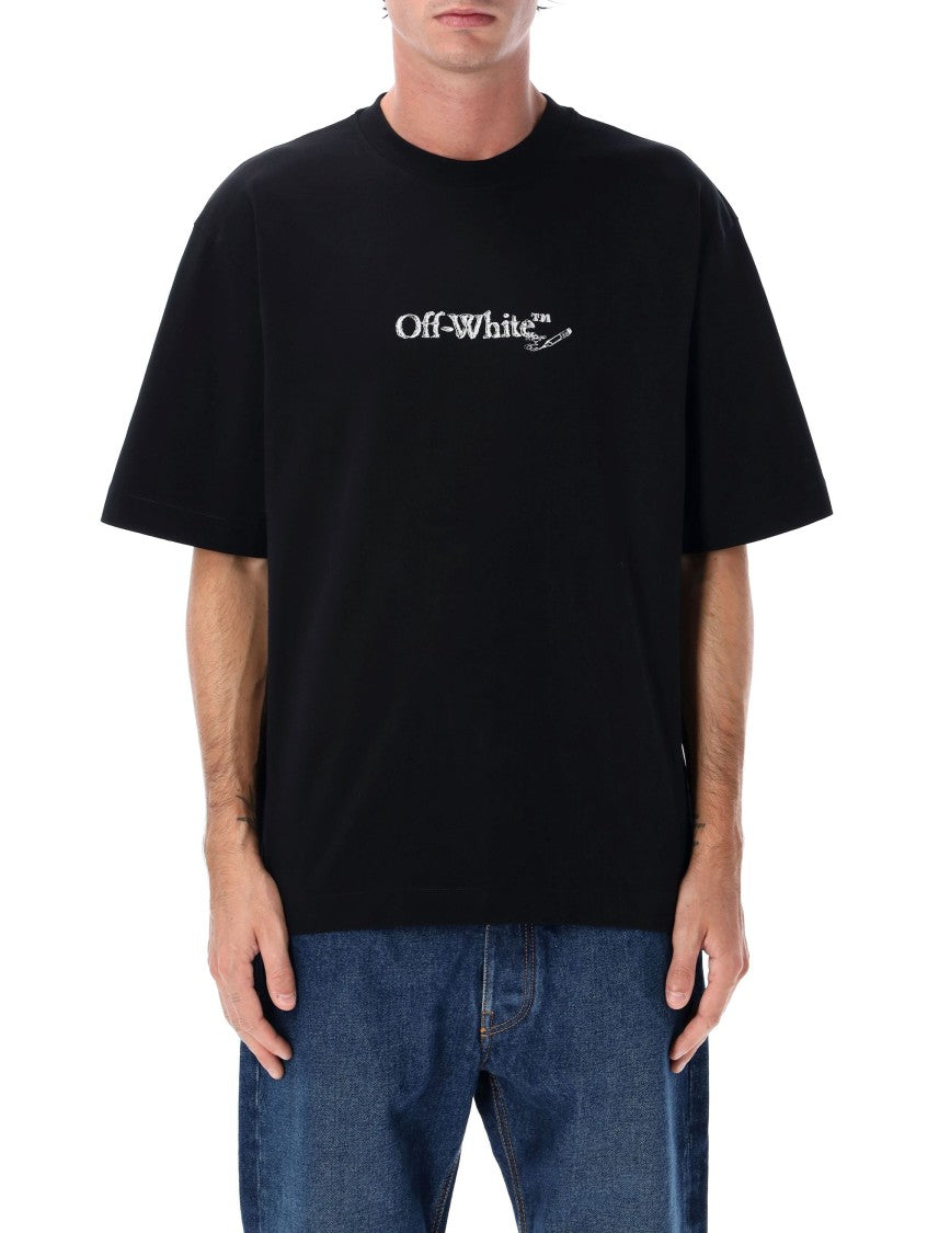 Off-White Scribble Arrow Cotton T-Shirt