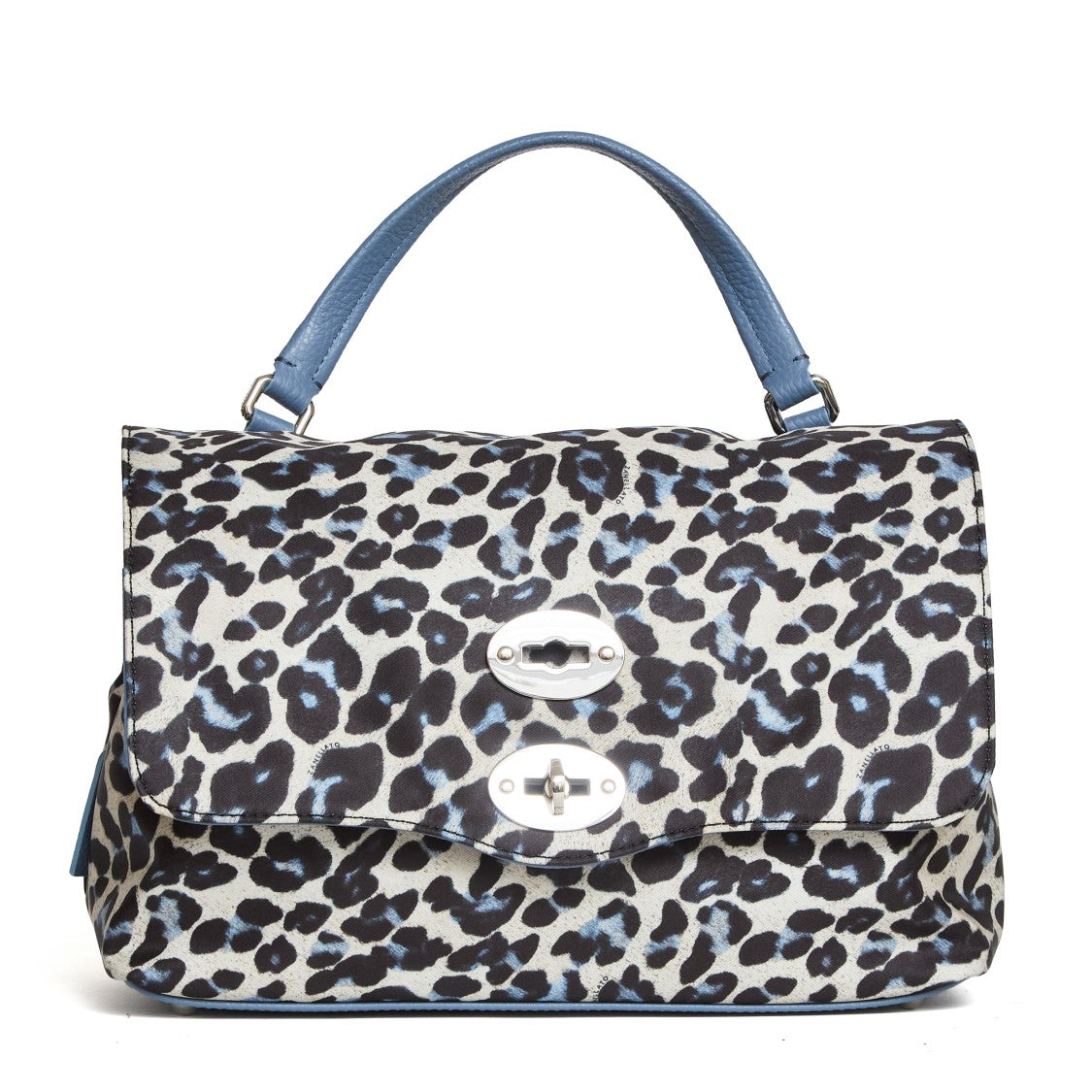 Zanellato Nikel Vitello Leather Baby Postina Handbag