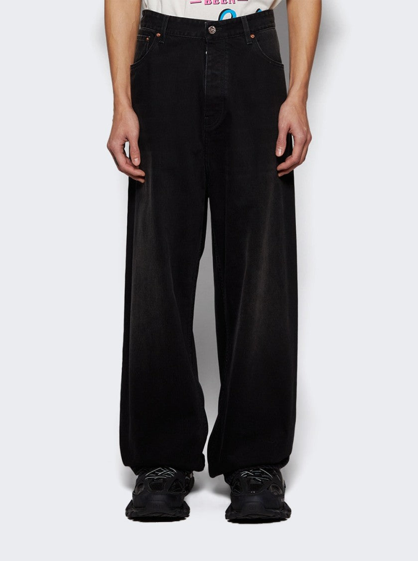 Vetements Baggy Jeans Black