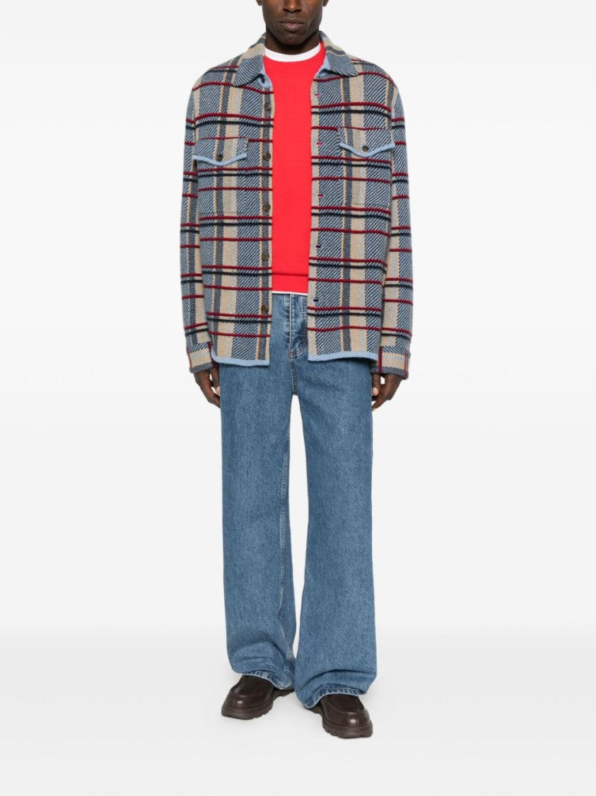 Guest In Residence Plaid Long-Sleeve Shirt Jacket