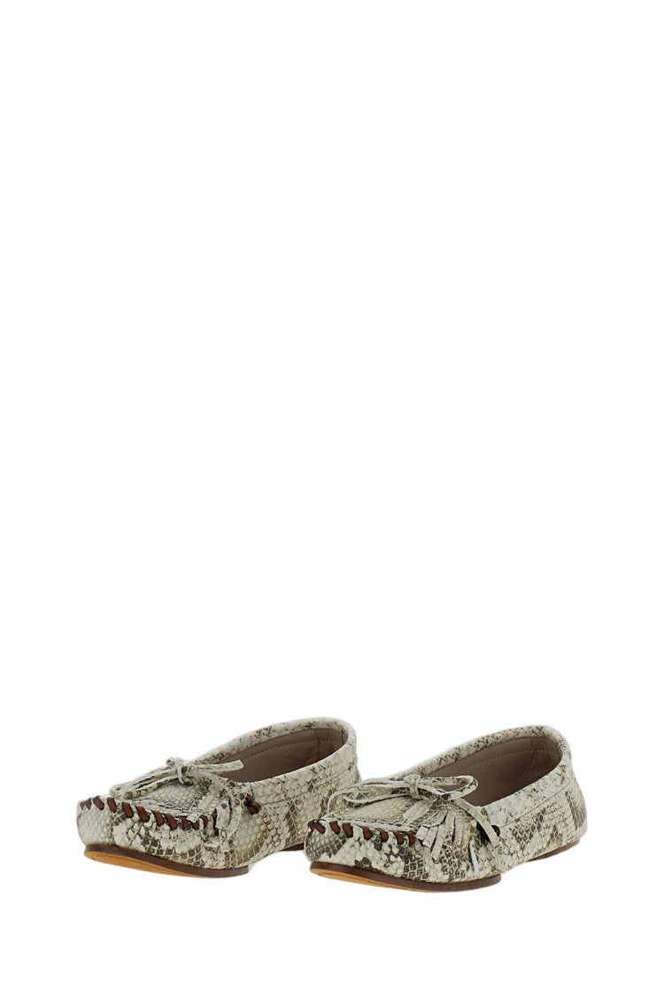 Paris Texas Indiana Python-Effect Loafers