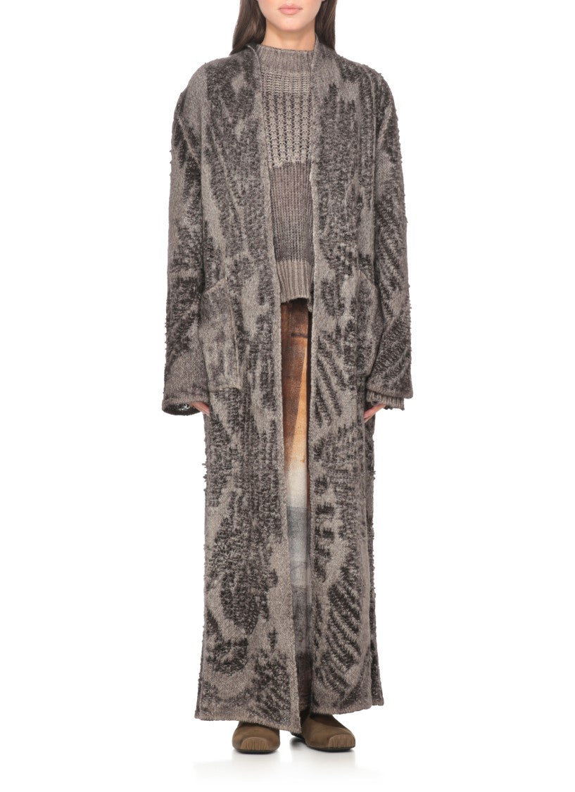 Avant Toi Wool And Cashmere Long Cardigan