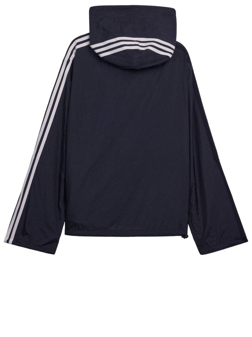 Y-3 Fabric Sweatshirt With Iconic 3-Stripes And Contrasting Logo