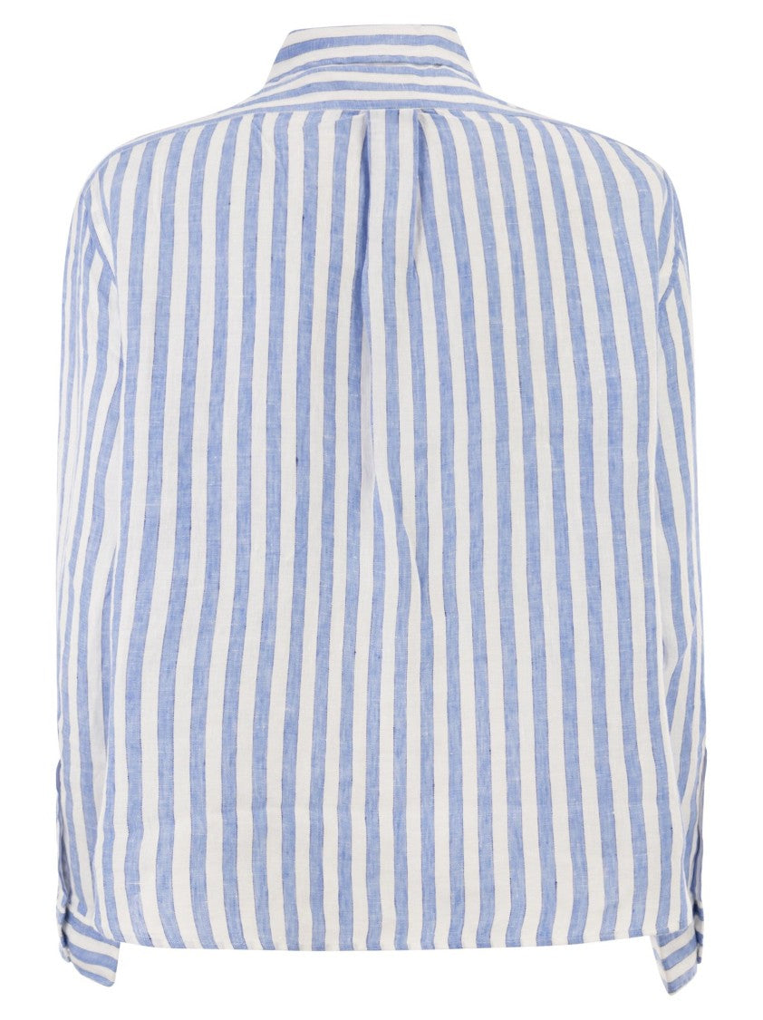 Polo Ralph Lauren Short, Loose-Fitting Linen Shirt