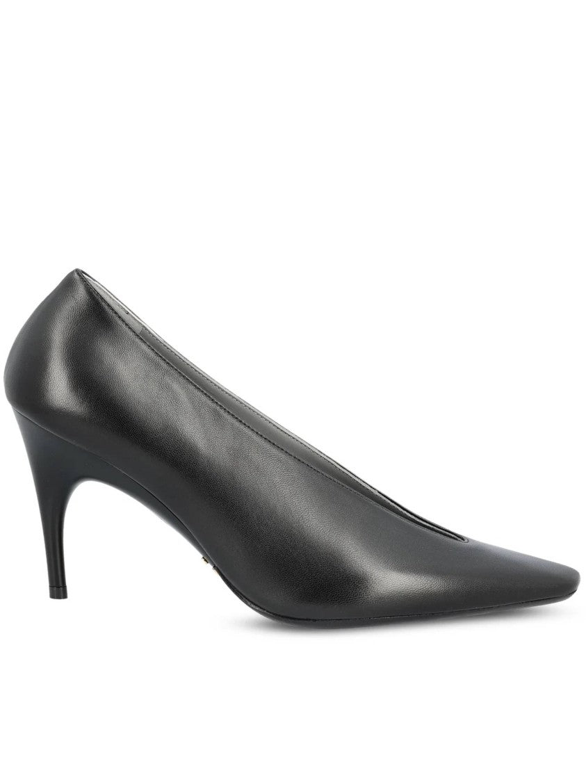 Balenciaga Black Duchesse Pointed-Toe Pump