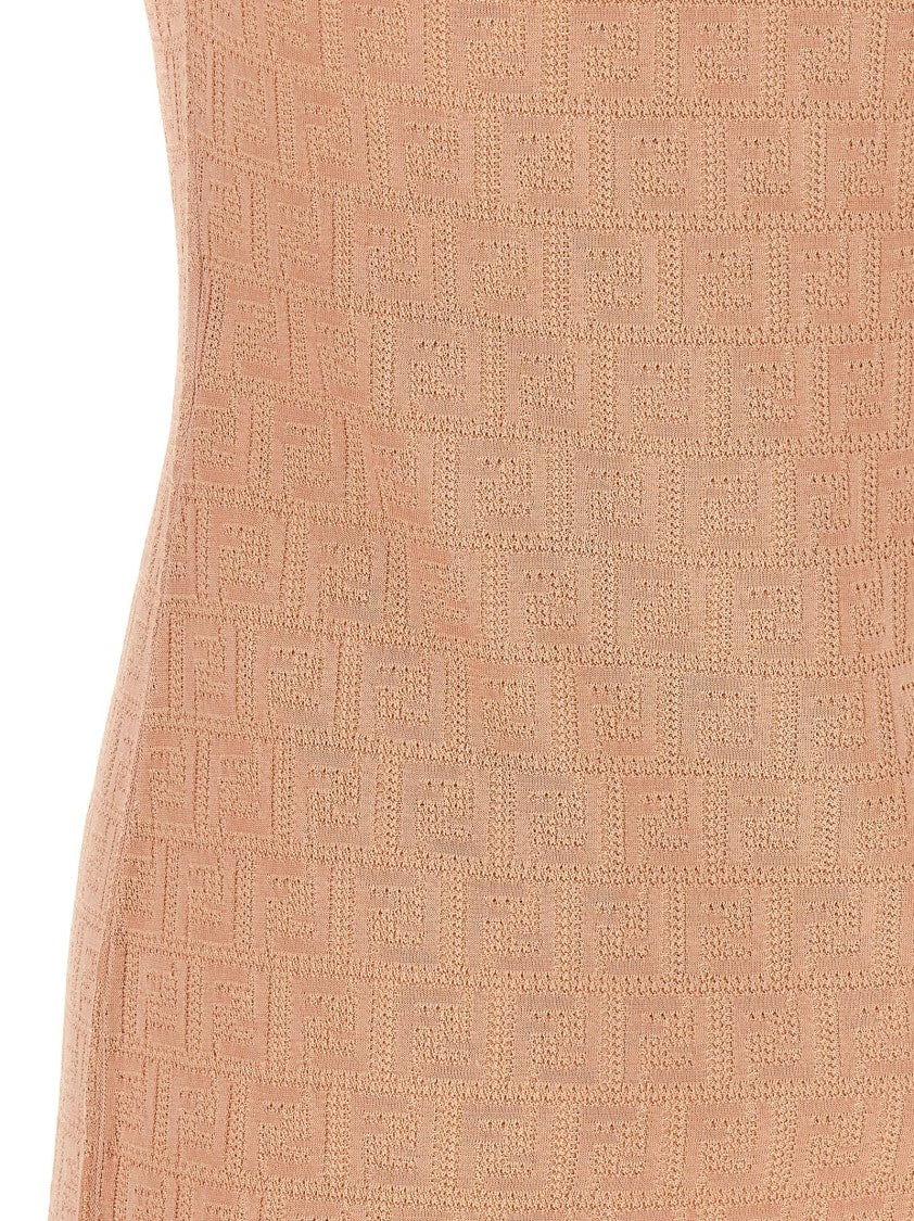 Fendi Ff Cotton Dress