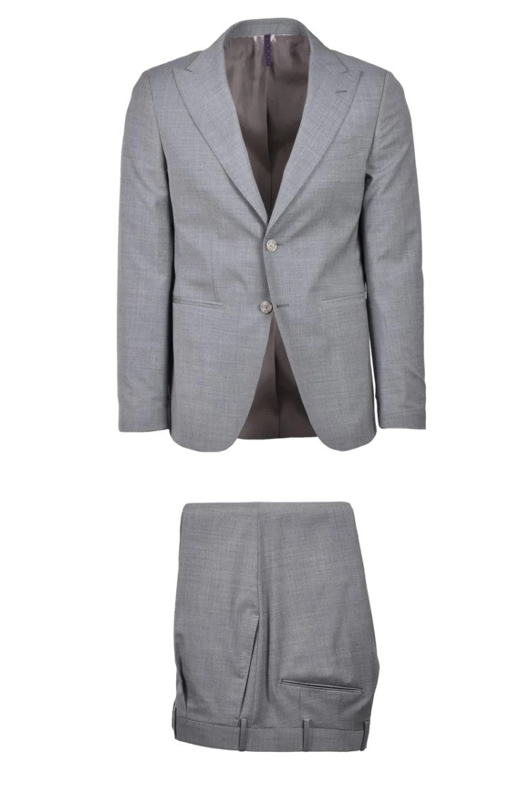 Santaniello To Magenta Men's Suit - Grey