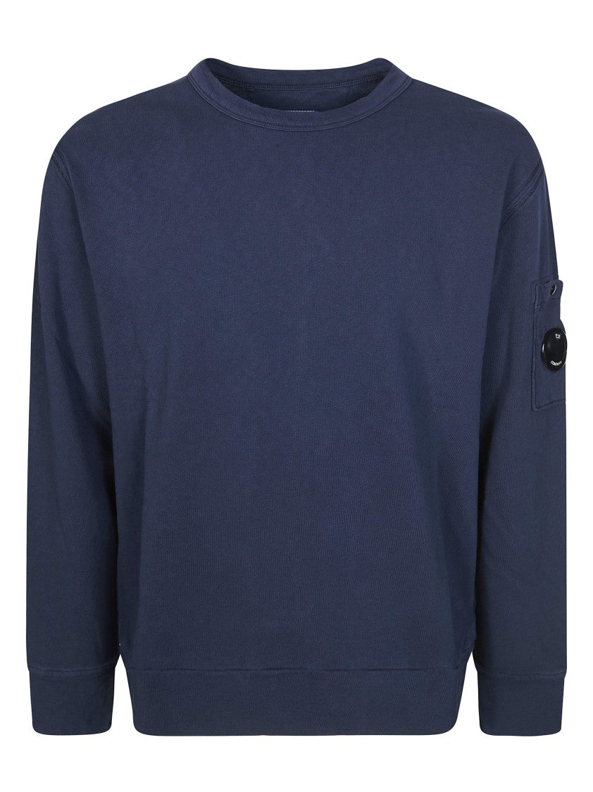 C.P. Company Crewneck Delave Sleeve Pocket Sweatshirt