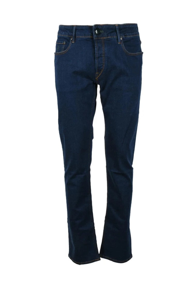 Handpicked Straight-Leg Blue Denim Jeans