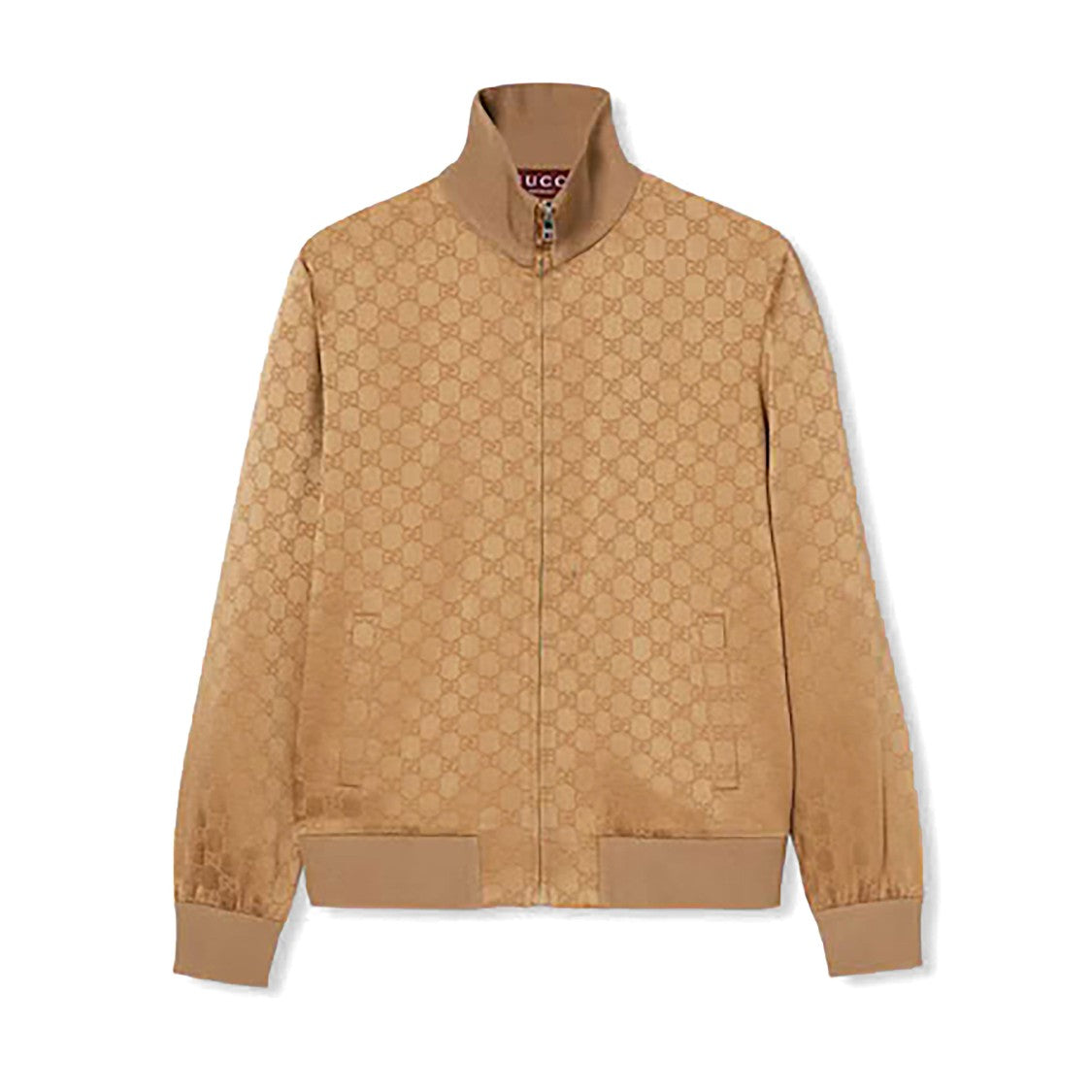 Gucci Long Sleeve Zip Jacket With High Collar