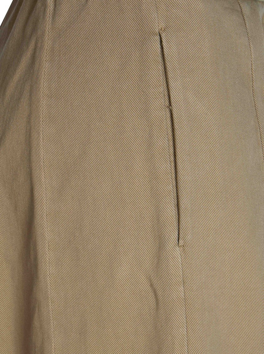 Forte Forte Cotton Twill Wide Leg Fluid Trousers
