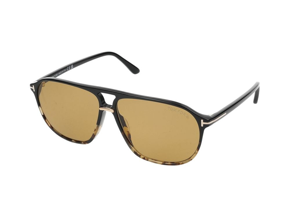 Tom Ford Amber Bold Oversized Square Sunglasses