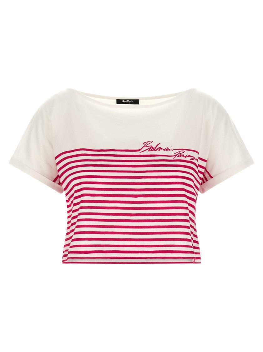 Balmain 'Marinière' T-Shirt