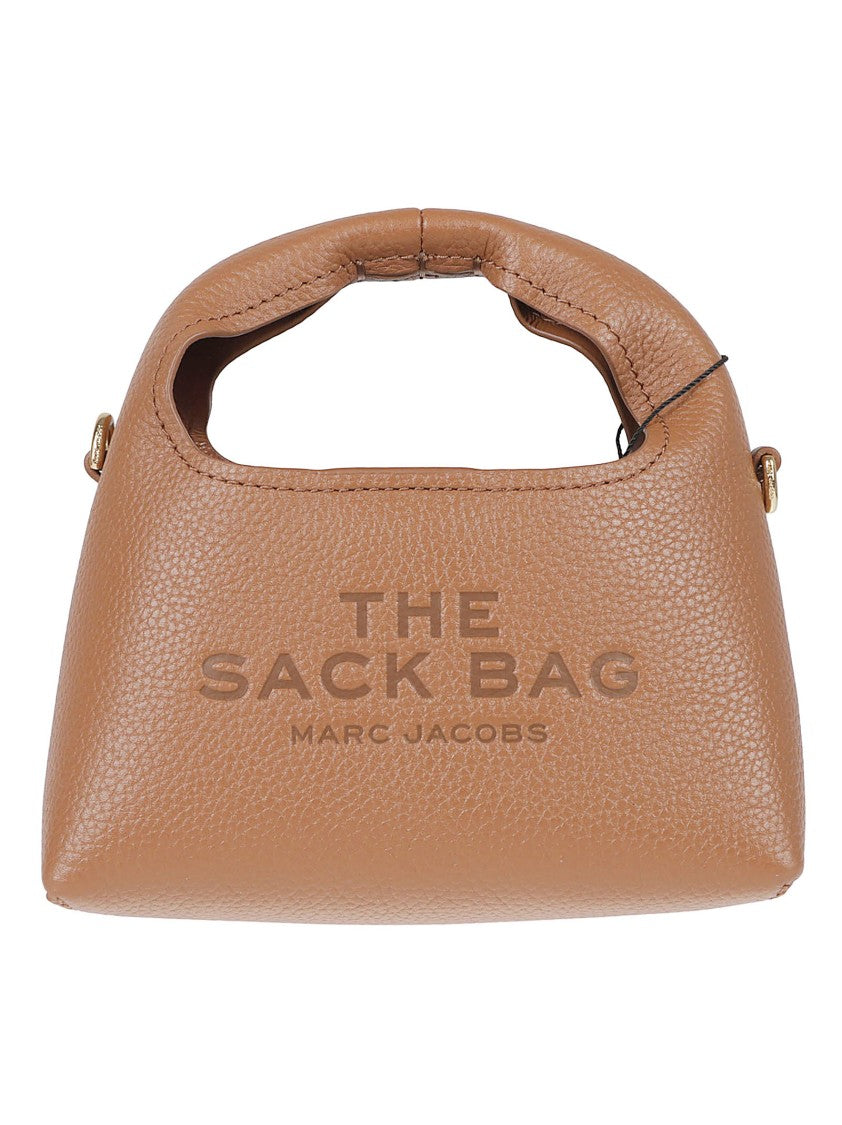 Marc Jacobs Miniature Pebbled Leather Sack Handbag