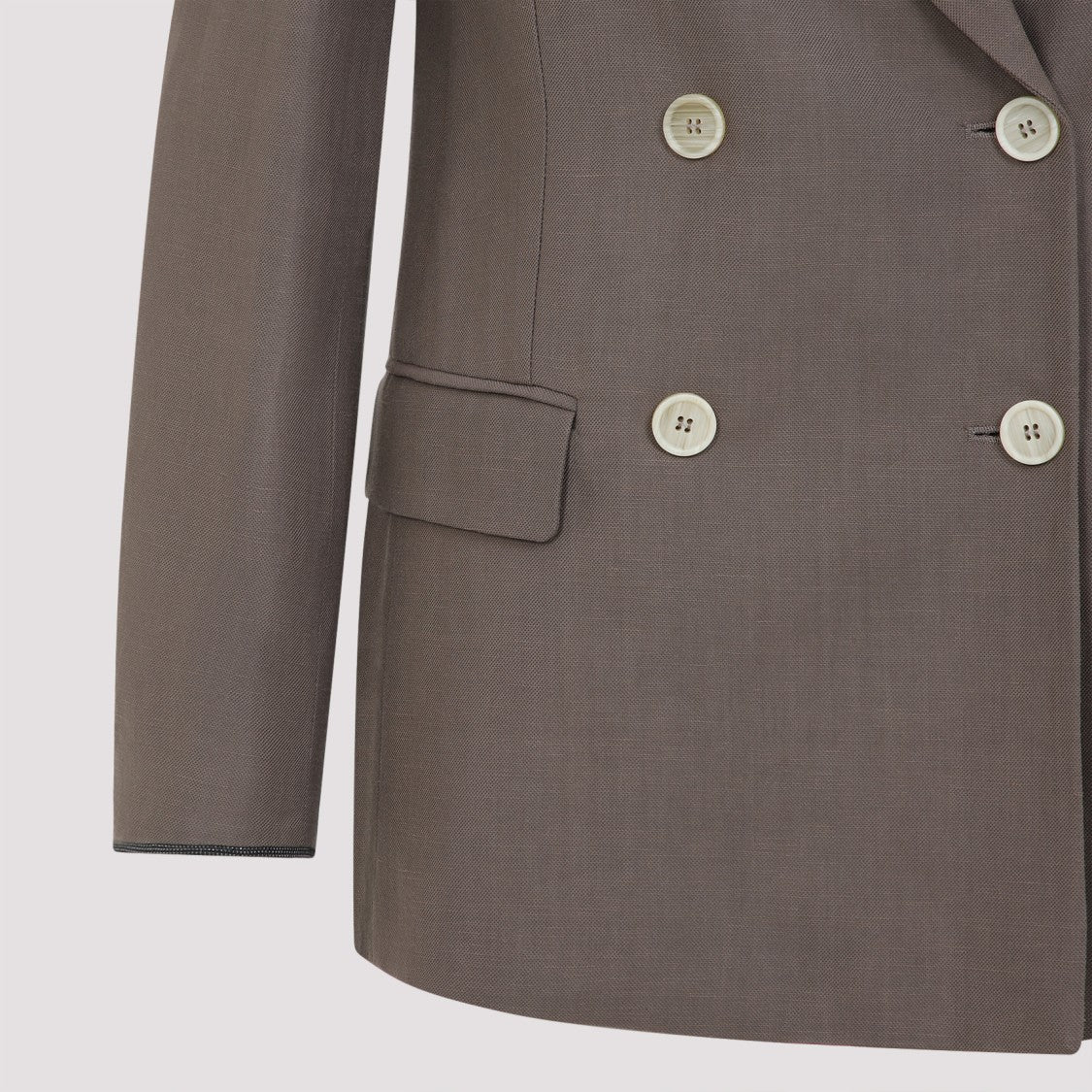 Brunello Cucinelli Tailleur Brown Viscose Jacket