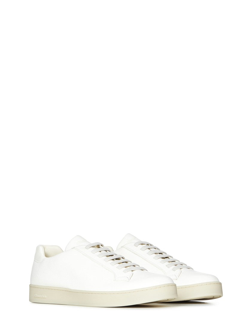 Church's Ludlow Sneakers In Smooth White Deerskin