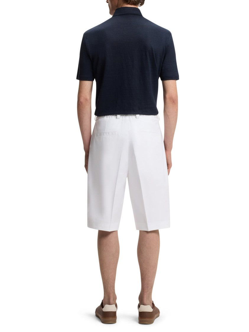 Boss Knee-Length Tailored Shorts With Single Button Closure
