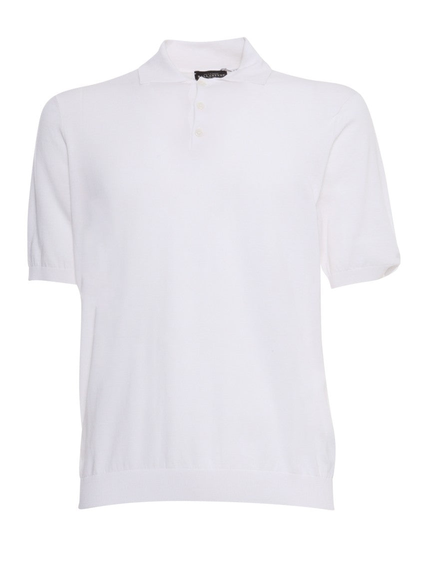 Ballantyne Short-Sleeved Polo With Classic Collar