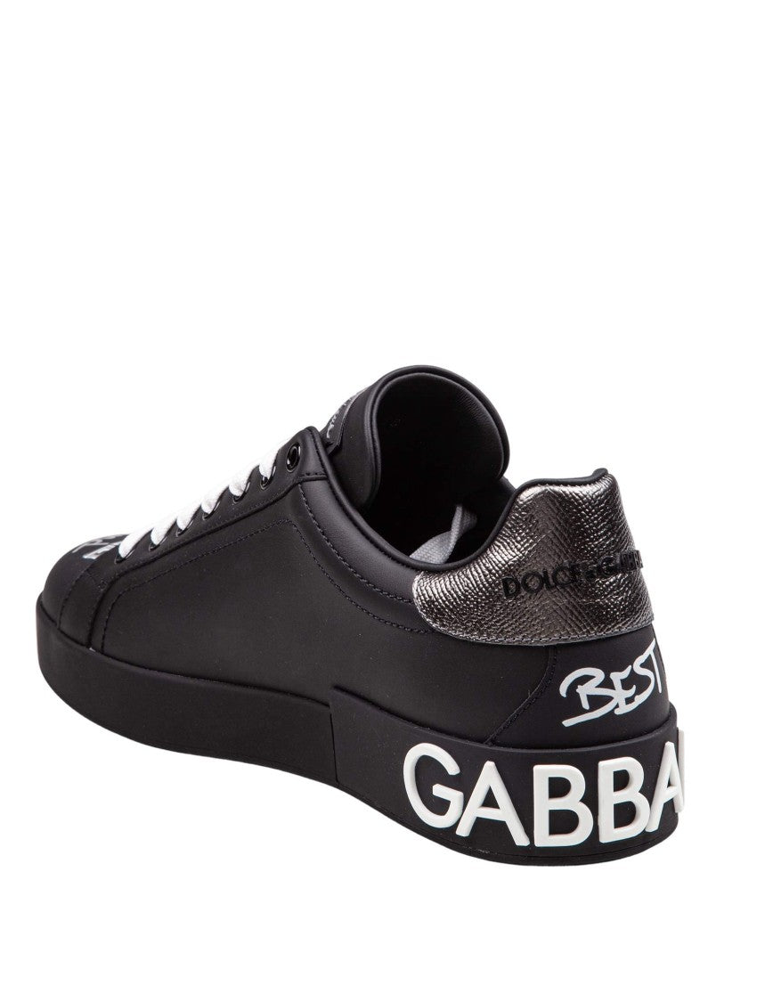 Dolce & Gabbana Portofino Leather Sneakers