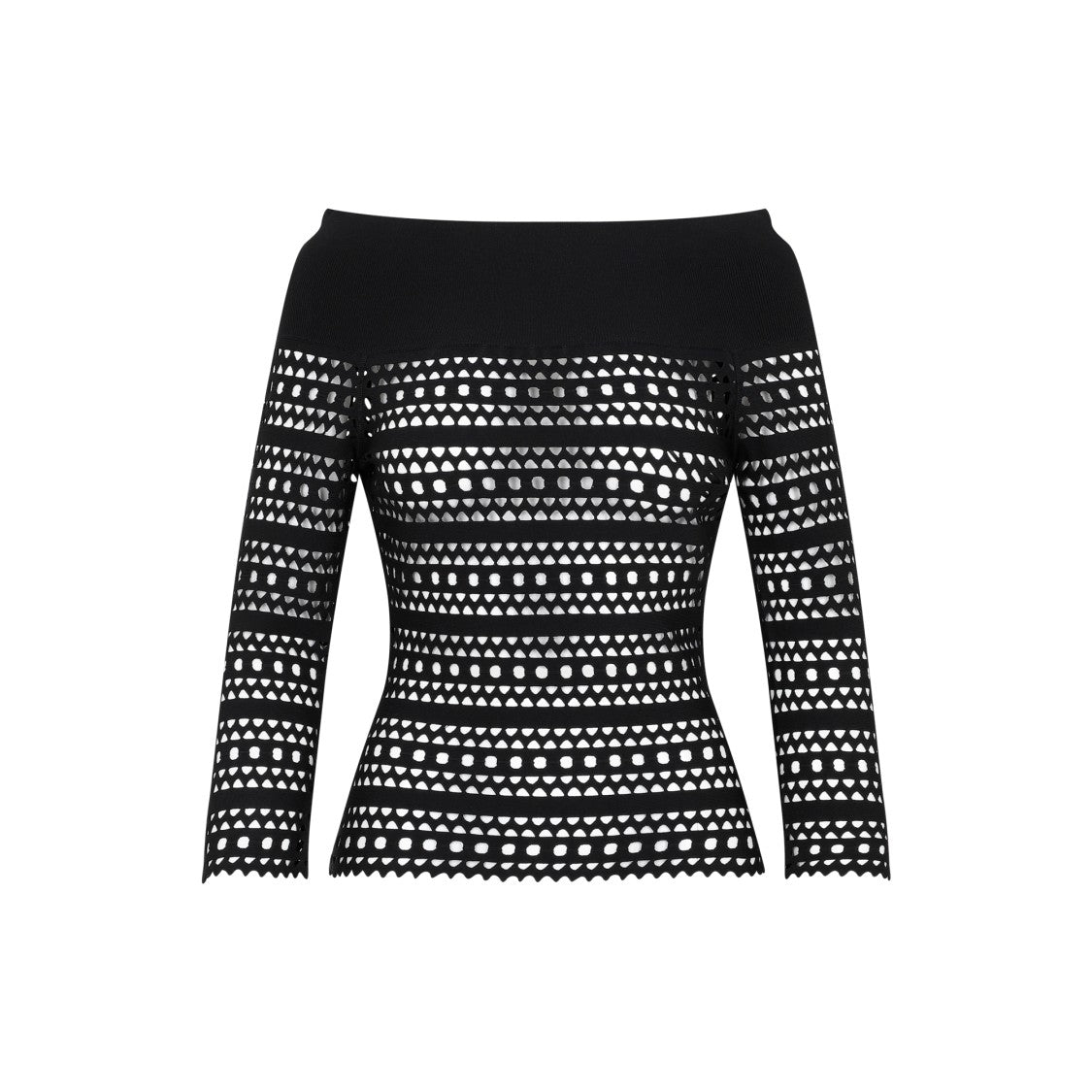 Alaïa Black Vienne Top