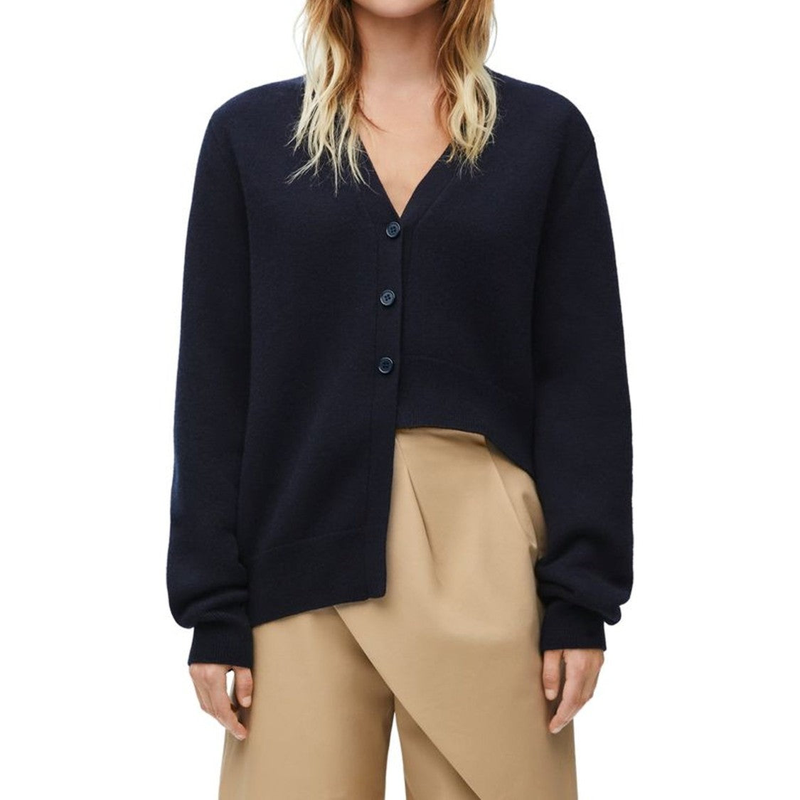 Loewe Asymmetric Cashmere Cardigan
