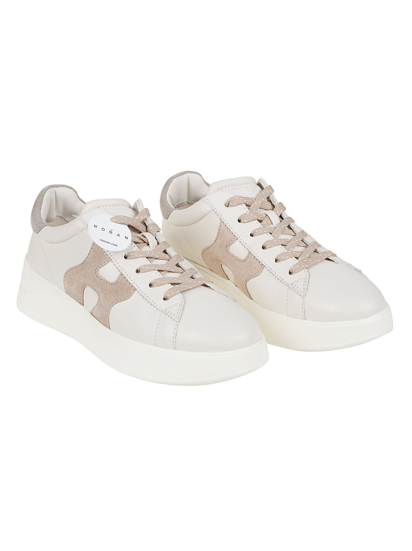 Hogan Rebel H562 Calf Leather Suede Sneakers