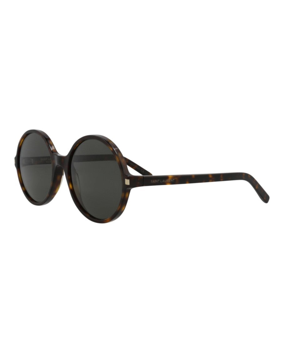 Saint Laurent Round-Frame Acetate Sunglasses