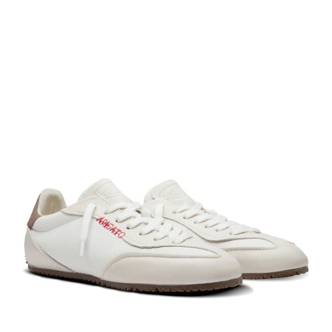 Axel Arigato Beige Daze Runner Minimalist Textured Sole Sneakers