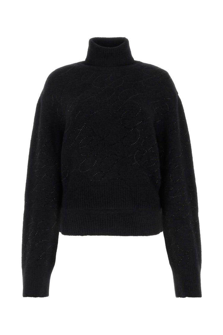 Blumarine Black Alpaca Blend Sweater