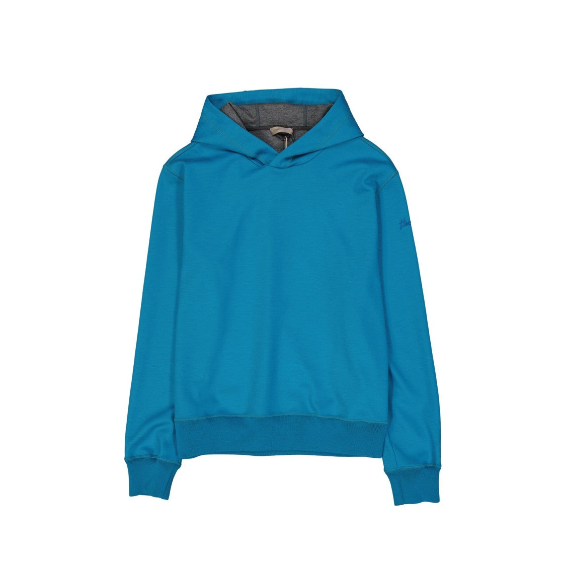 Herno Hooded Sweatshirt With Relief Logo Detail