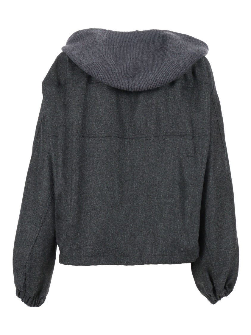 Fabiana Filippi Cropped Bomber Jacket