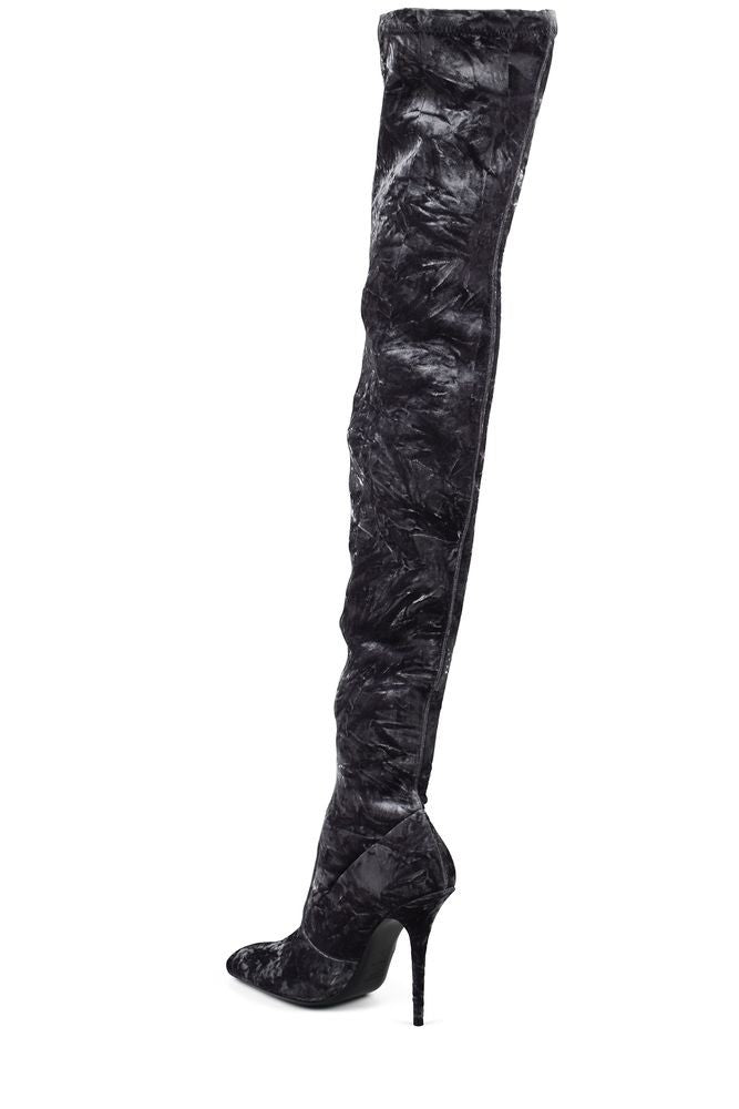 Saint Laurent Talia Thigh-High Boots
