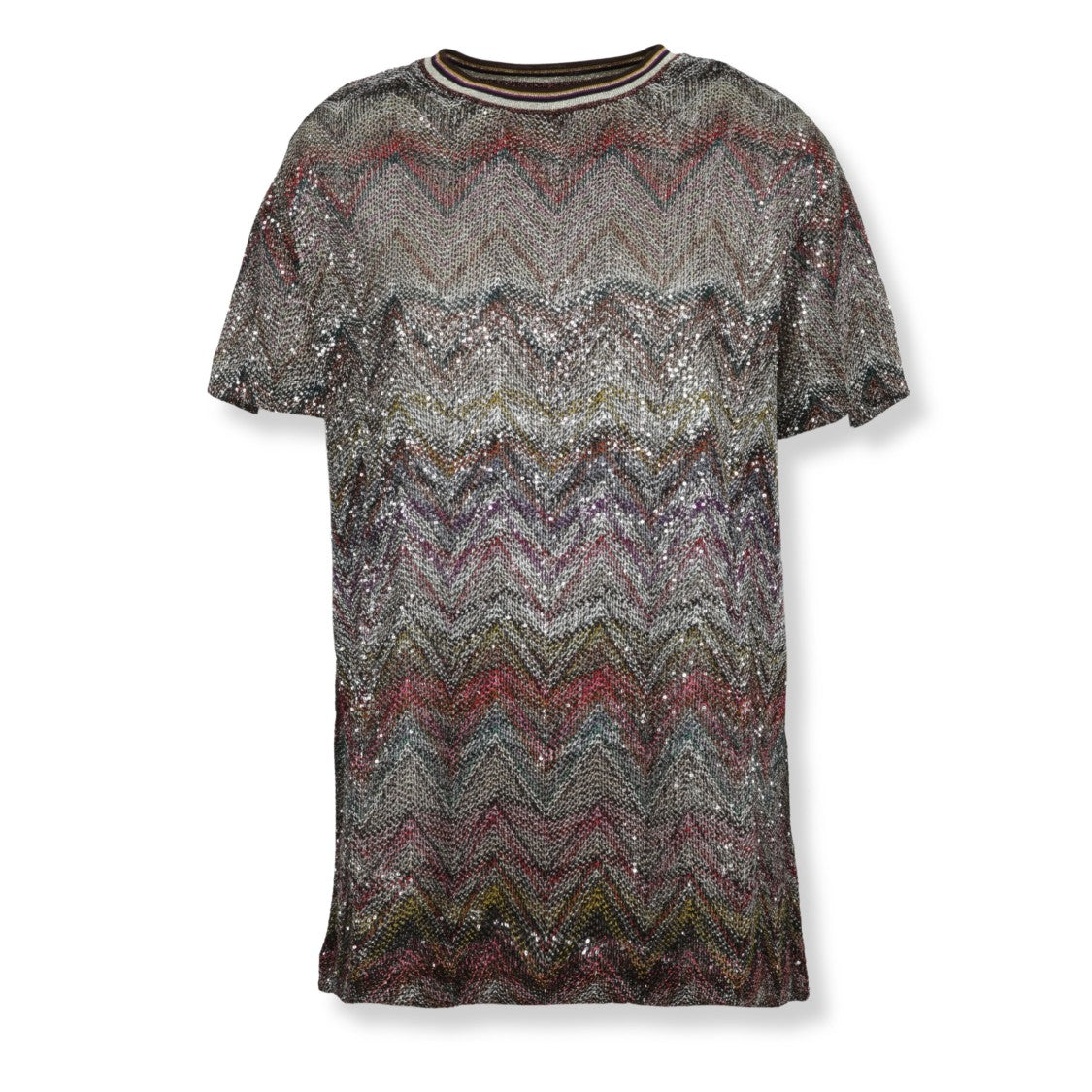 Missoni Short-Sleeved T-Shirt With Zigzag Pattern