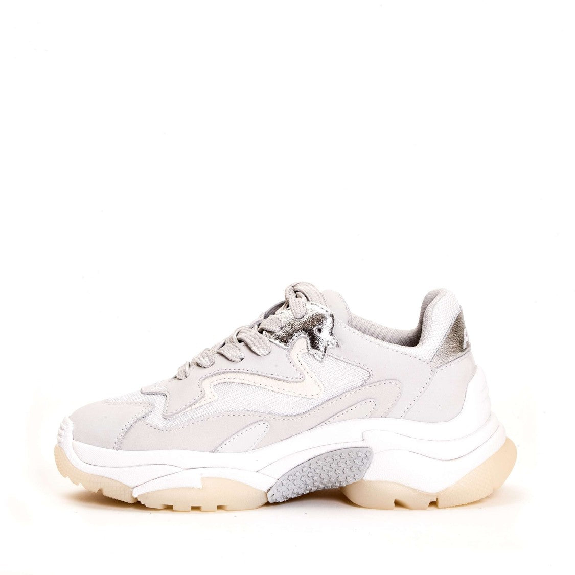Ash Sneakers Addict White And Silver