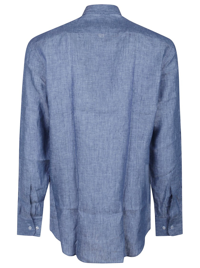 Etro Roma Blue Long Sleeve Shirt
