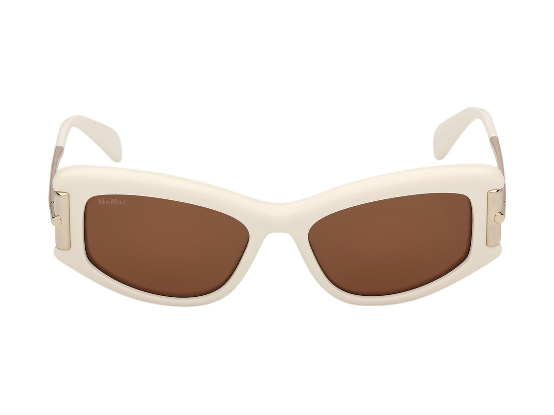 Max Mara Glossy Mm0189 Bold Oversized Square Sunglasses