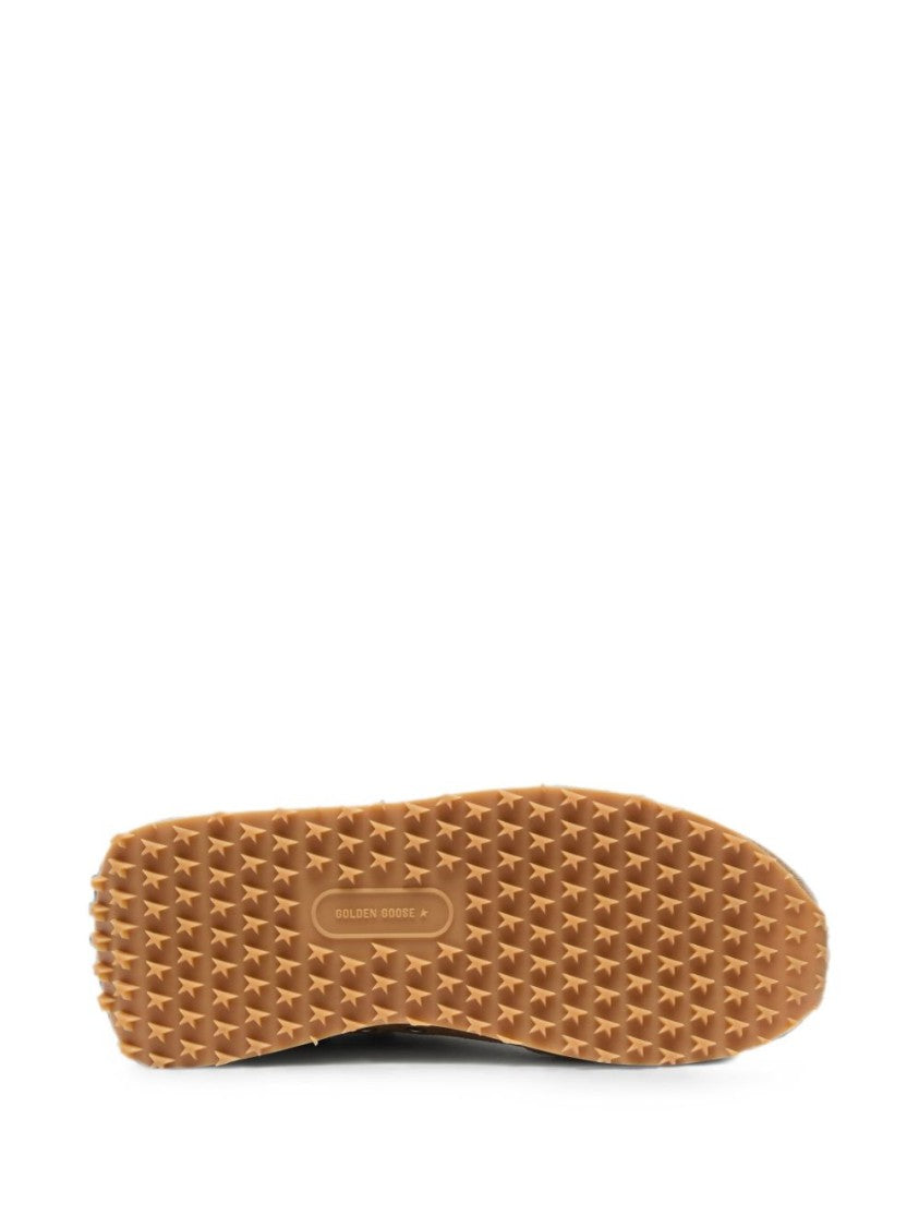 Golden Goose Low-Profile Star Detail Silk Nylon Sneakers