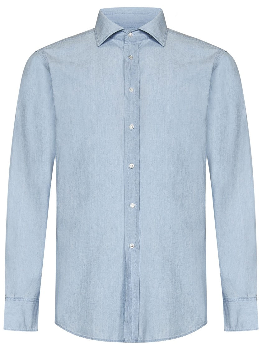 Polo Ralph Lauren Tailored Light Blue Chambray Shirt