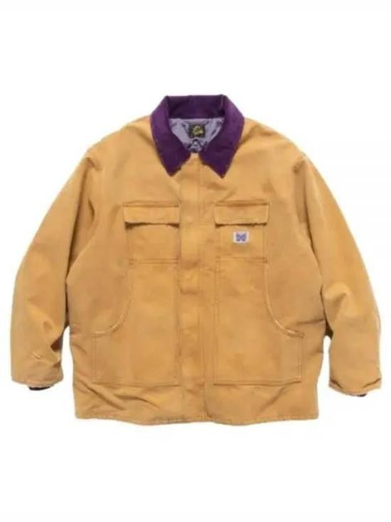 Needles Relaxed Fit Jacket With Contrasting Collar And Pockets