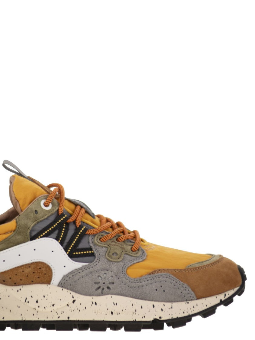 Flower Mountain Yamano 3 - Sneakers In Suede And Technical Fabric
